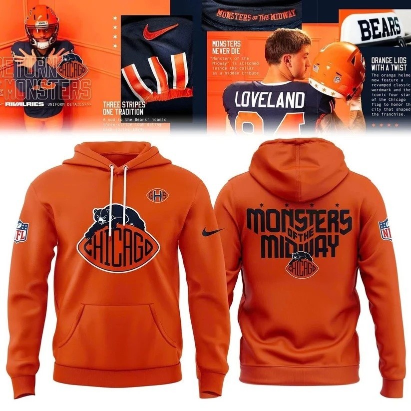 Musemora - Unisex Chicago Bears Hoodie - Football