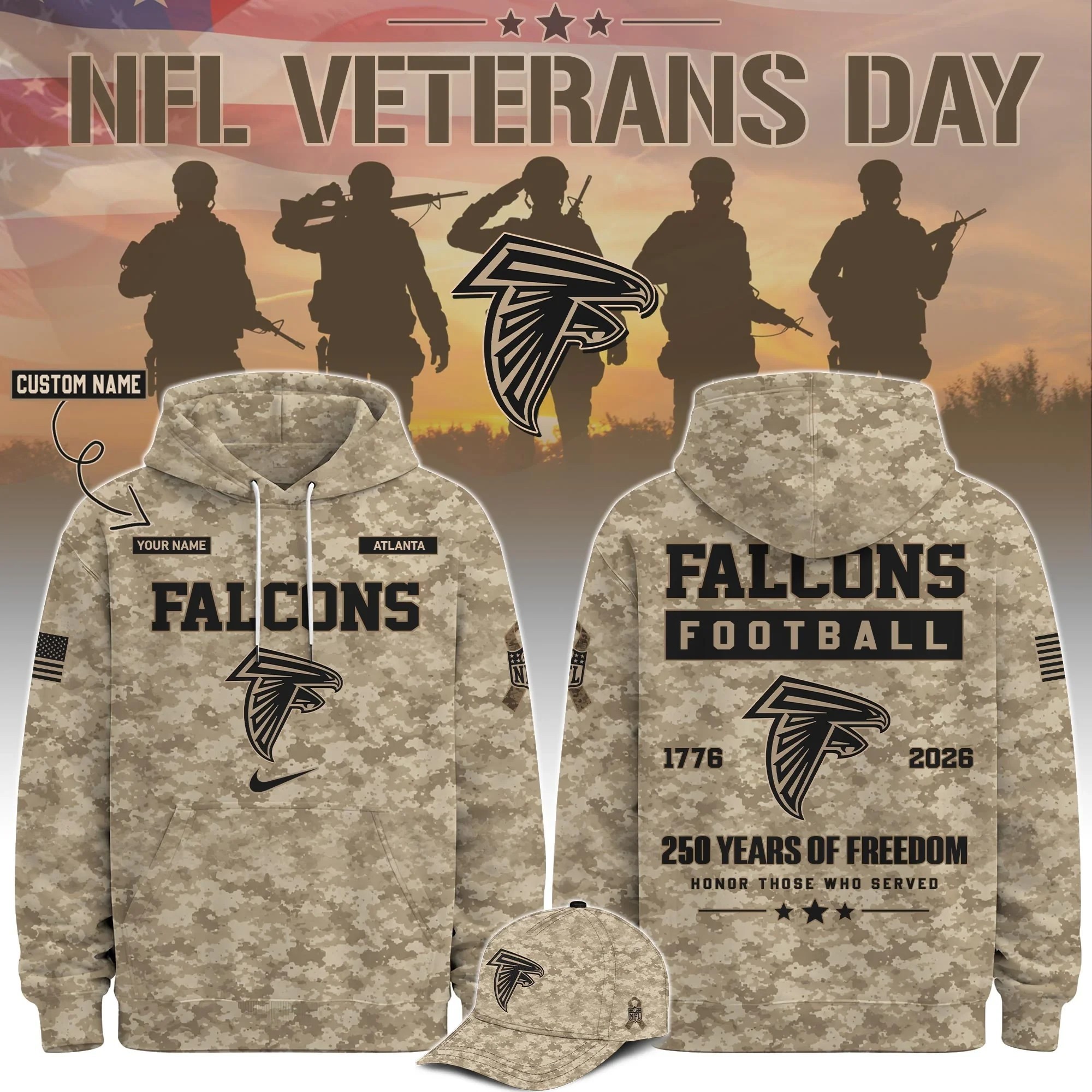 Musemora - Unisex Atlanta Falcons Hoodie