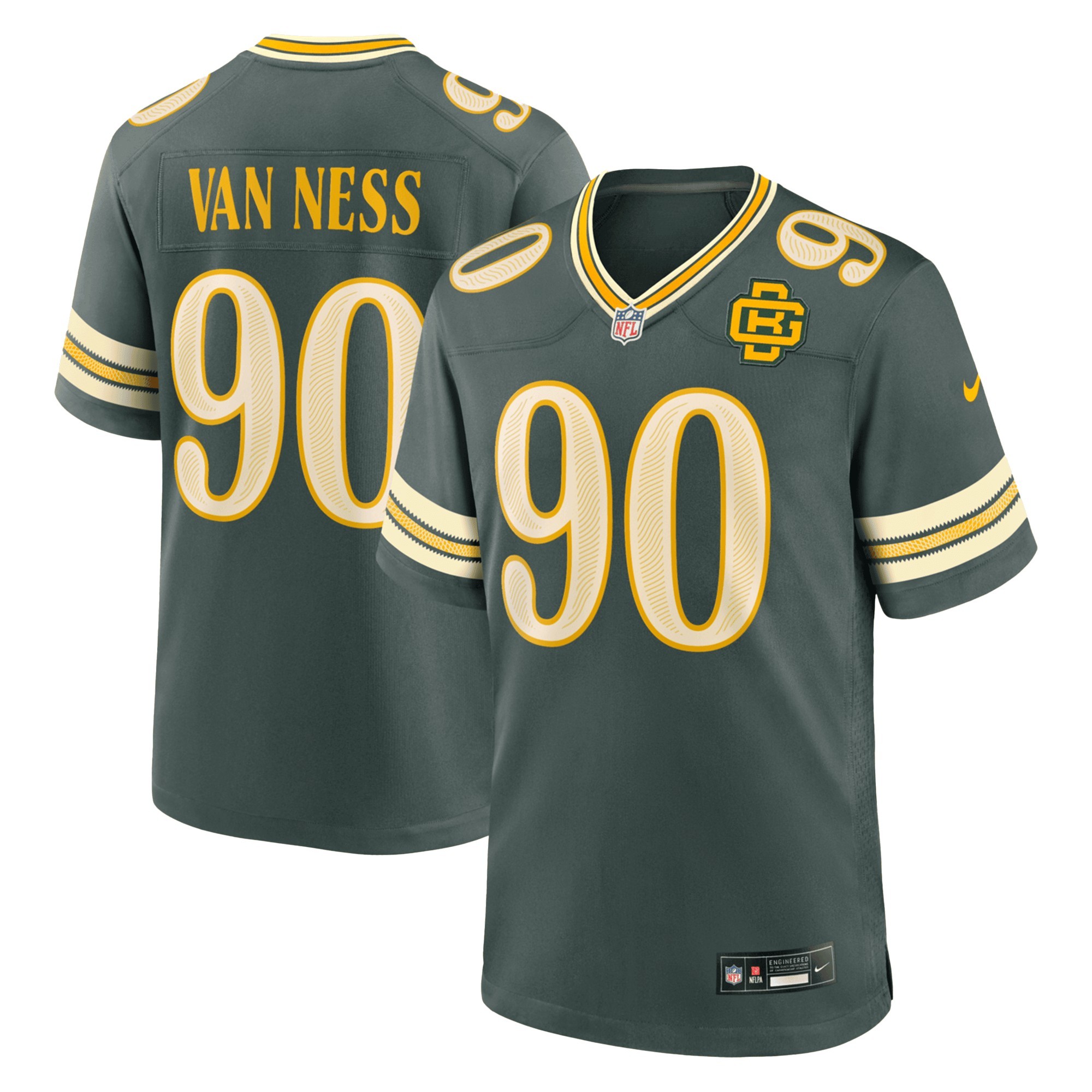 Musemora - Unisex Green Bay Packers Jersey
