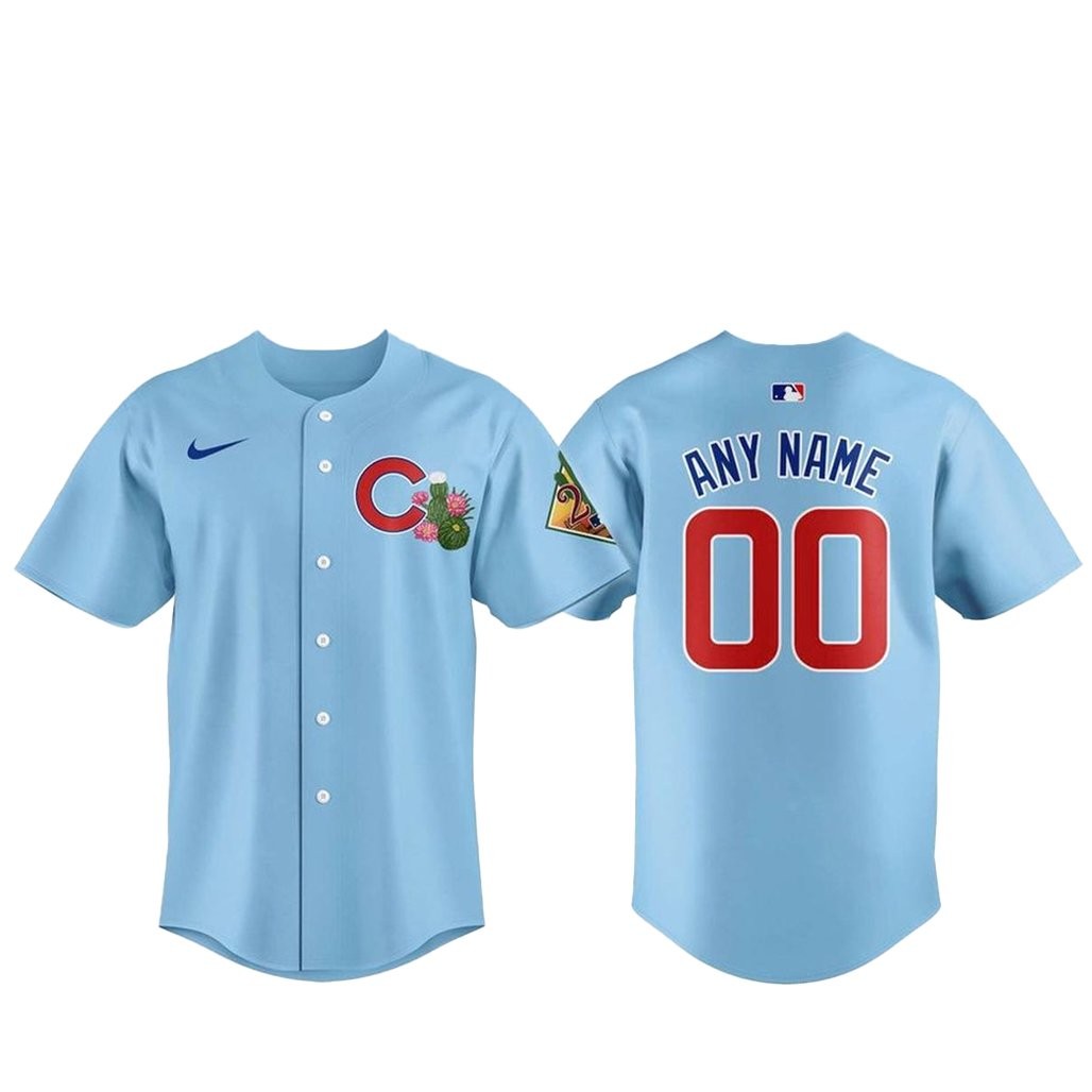Chicago Cubs Spring Training Day 2026 Personalized Name and Number Baseball Jersey