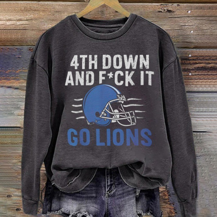 Musemora - Unisex Detroit Lions Sweatshirt - Football