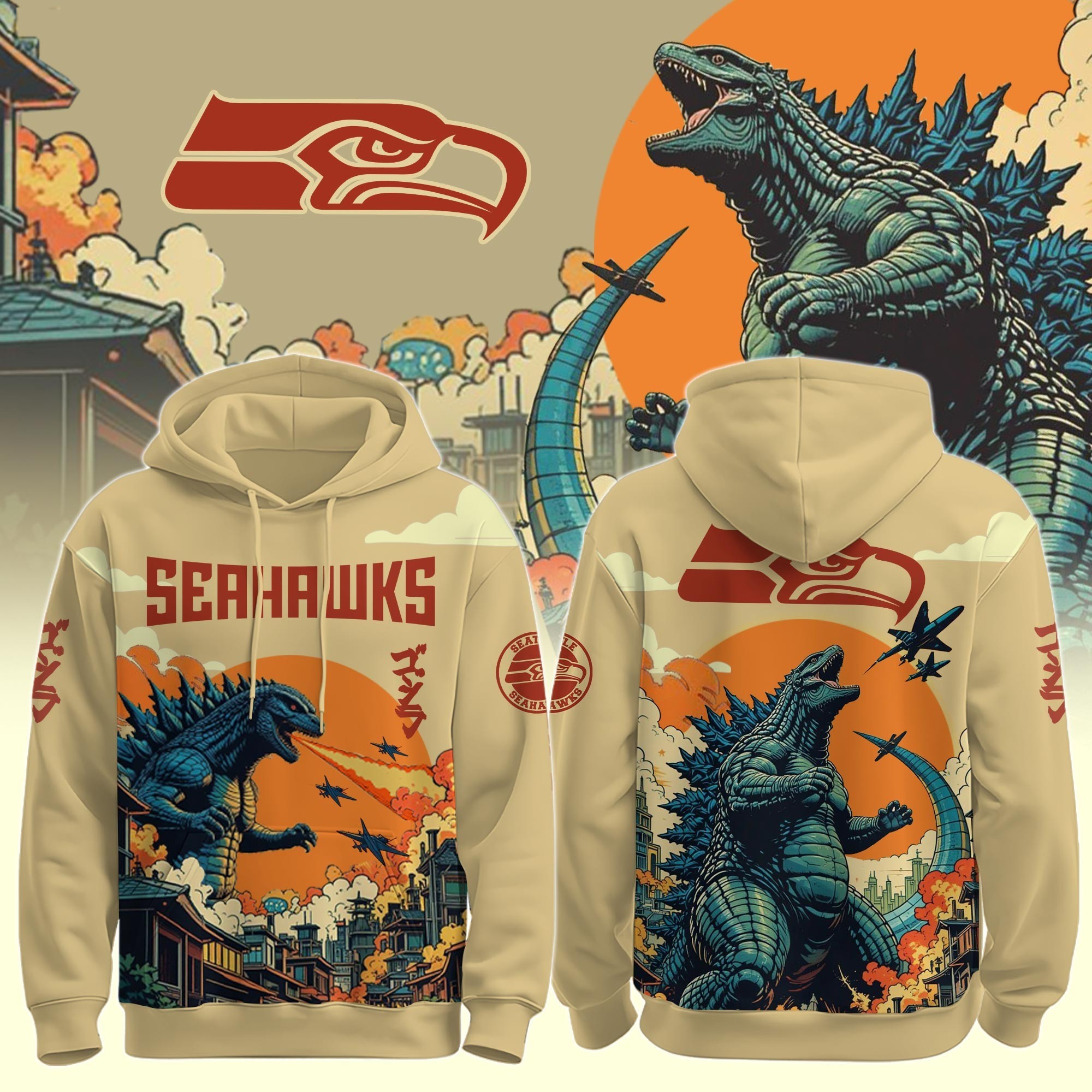 Musemora - Unisex Seattle Seahawks Hoodie