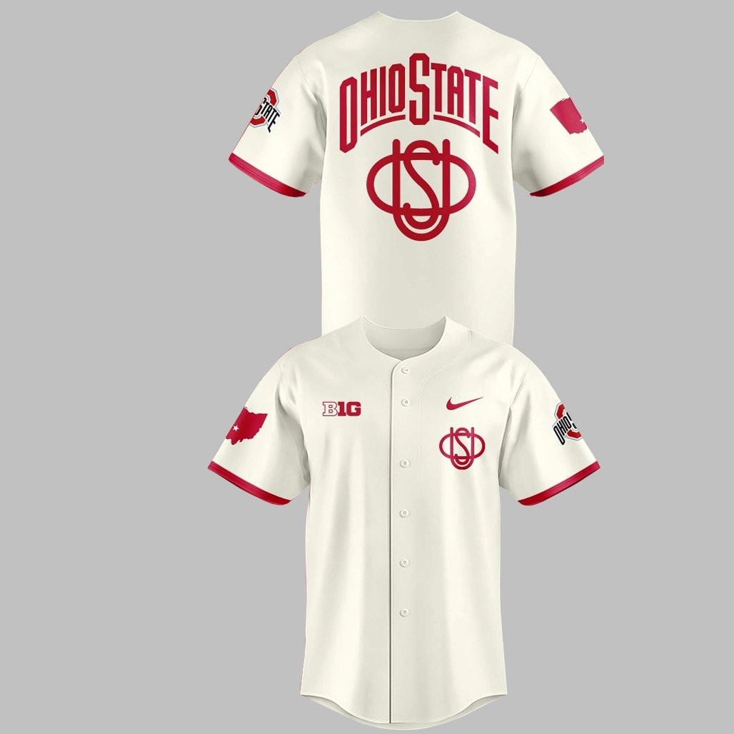Ohio State Big Throwback Baseball Jersey