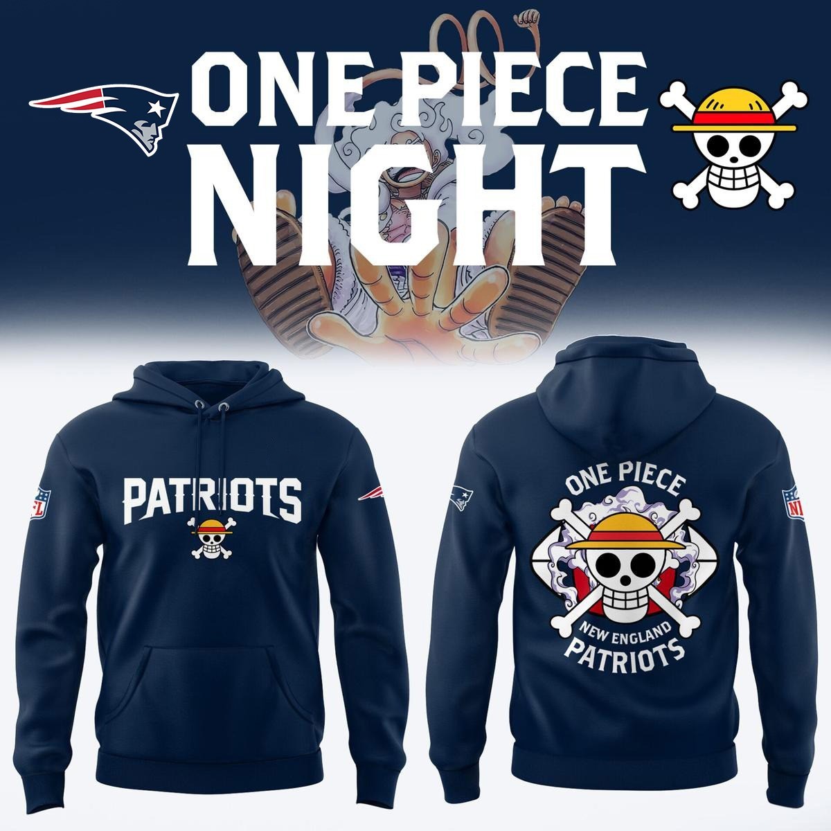 Musemora - Unisex New England Patriots Hoodie