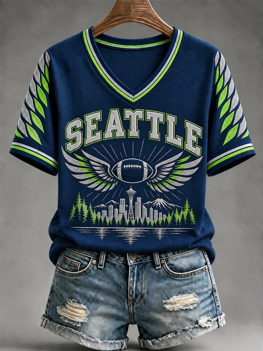 Musemora - Unisex Seattle Seahawks T-Shirt - Football