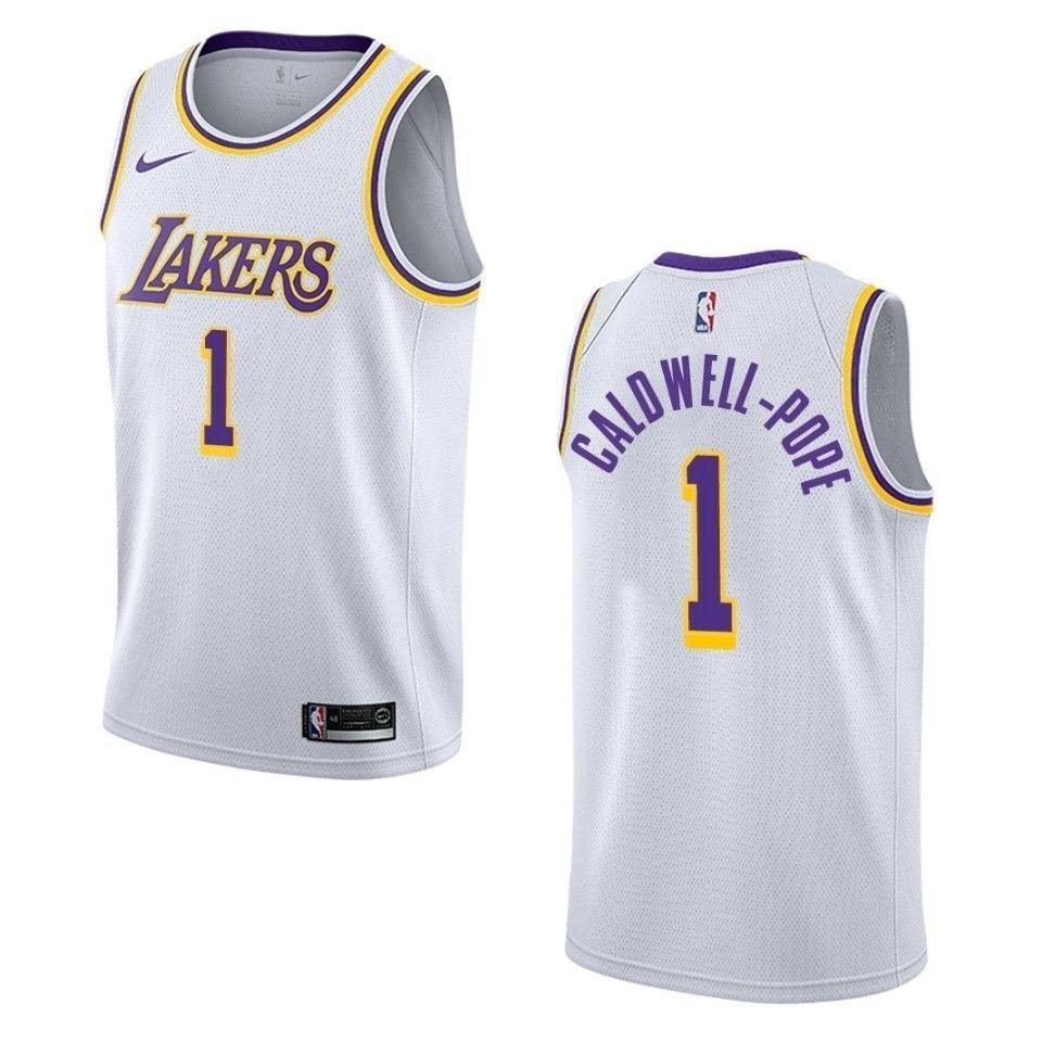 Men's Los Angeles Lakers Kentavious Caldwell-Pope Association Swingman Jersey White