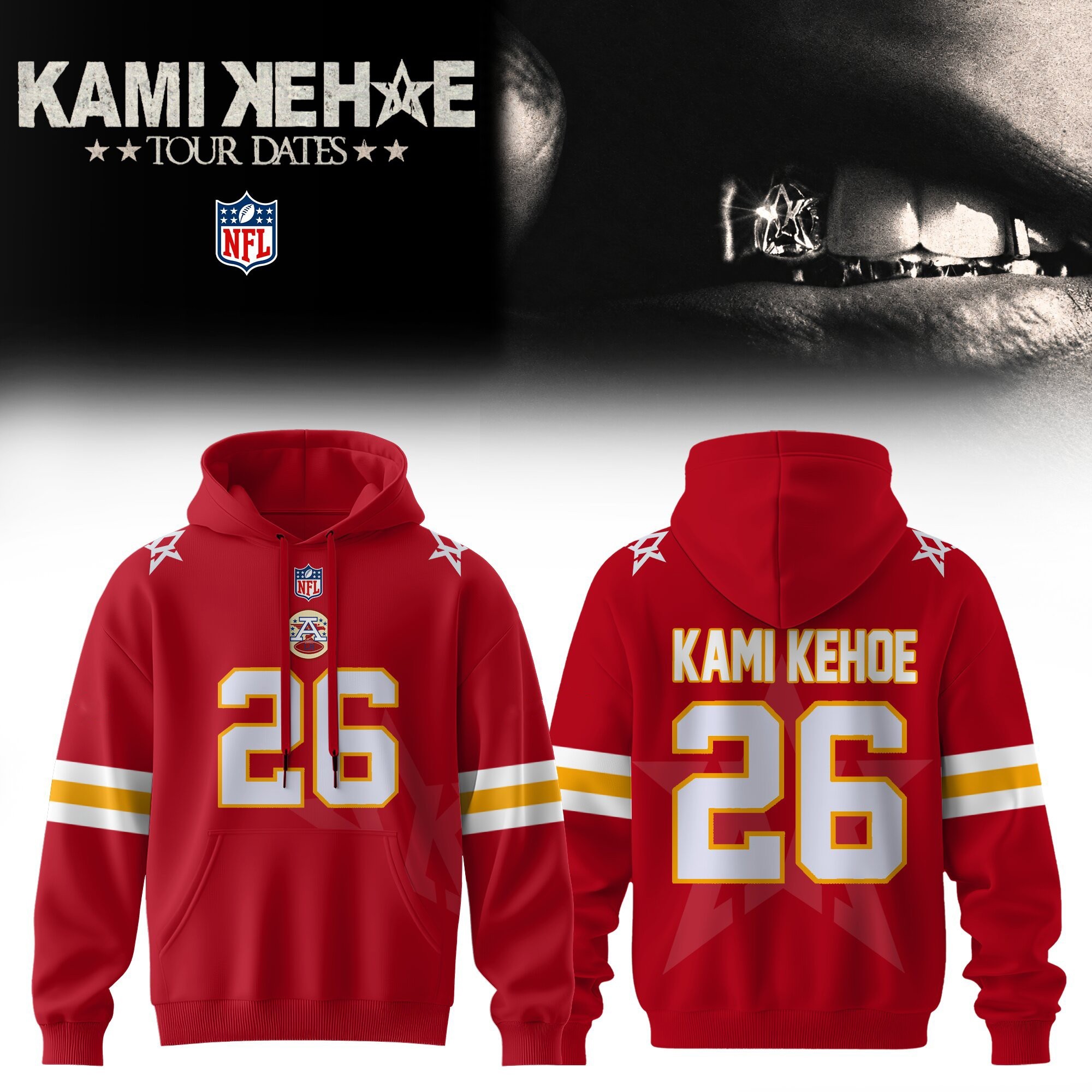 Musemora - Unisex Kansas City Chiefs Hoodie - Game Day Football