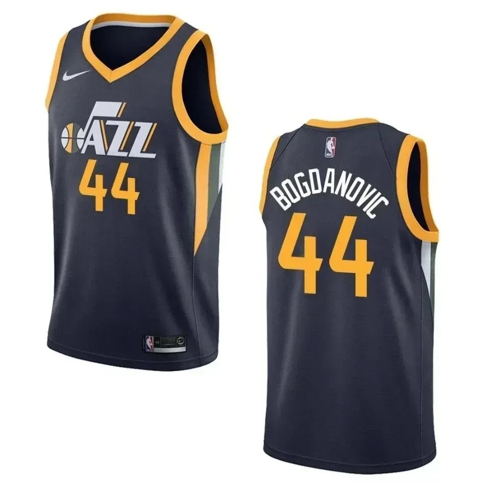 Men's Utah Jazz Bojan Bogdanovic 44 Icon Swingman Jersey Navy