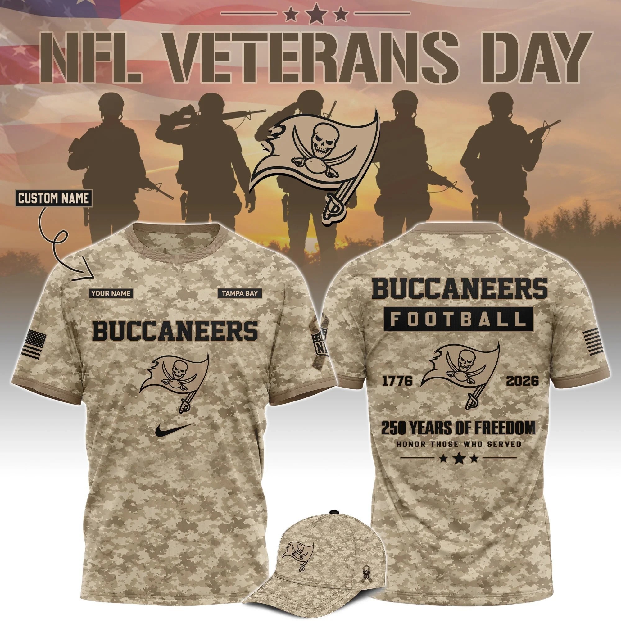 Musemora - Unisex Tampa Bay Buccaneers T-Shirt