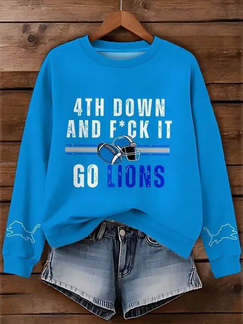 Musemora - Unisex Detroit Lions Sweatshirt - Football