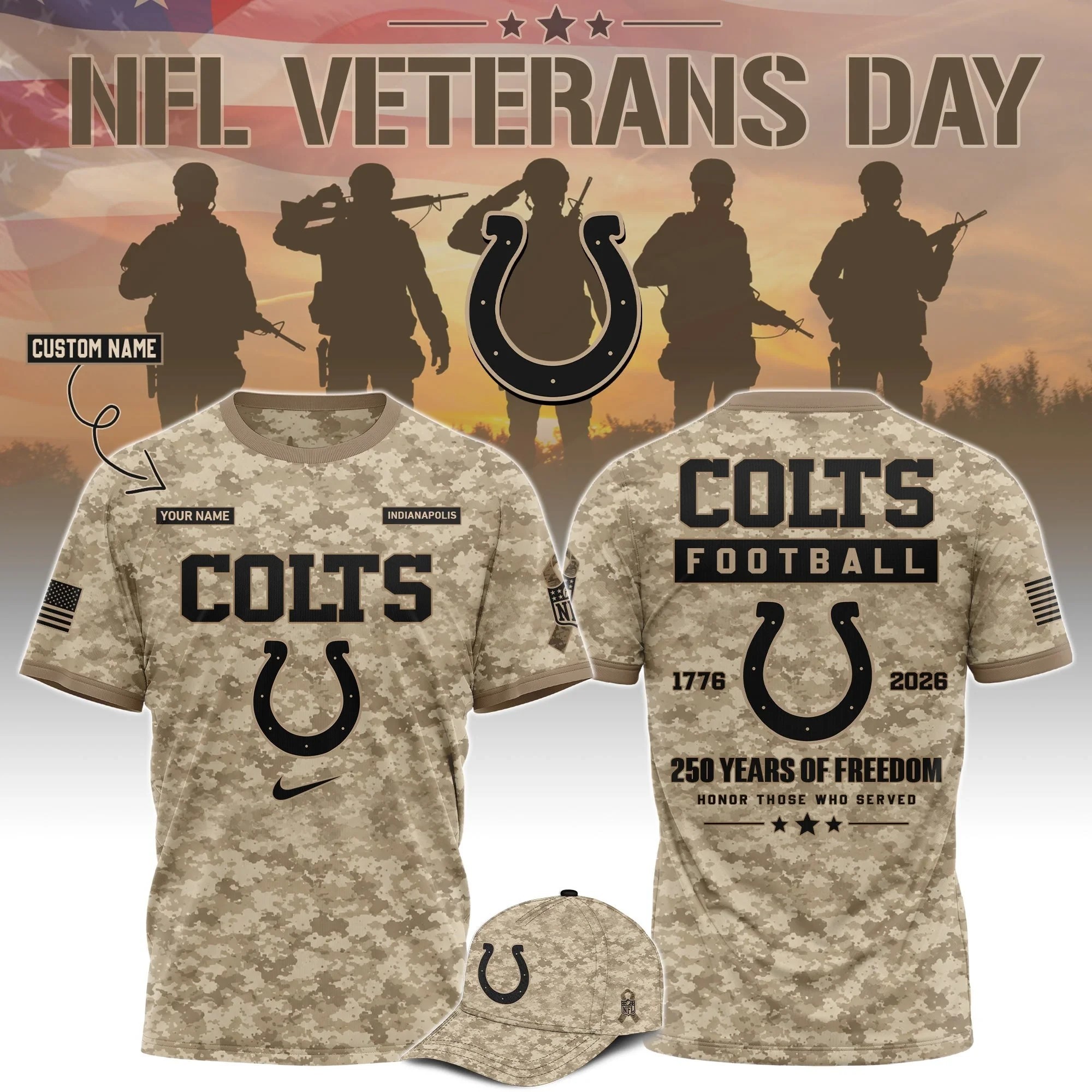 Musemora - Unisex Indianapolis Colts T-Shirt