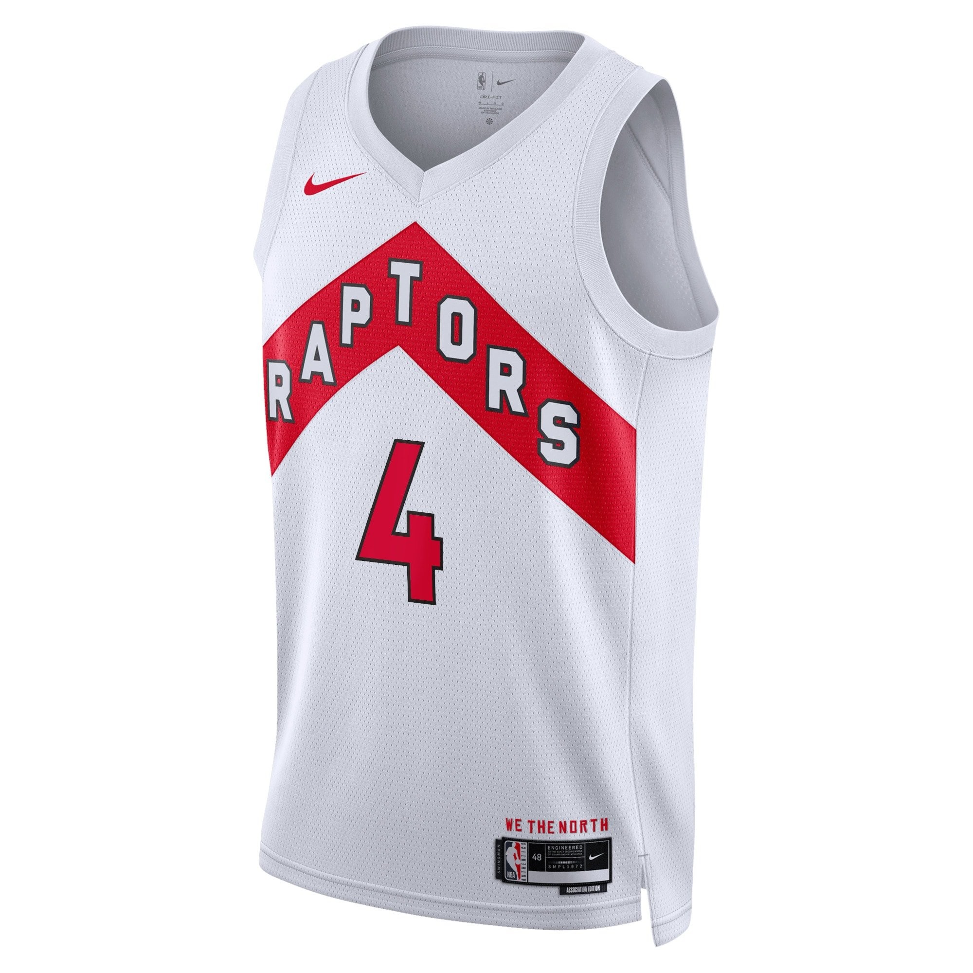 Toronto Raptors Scottie Barnes Association Edition Swingman Jersey - White - Unisex