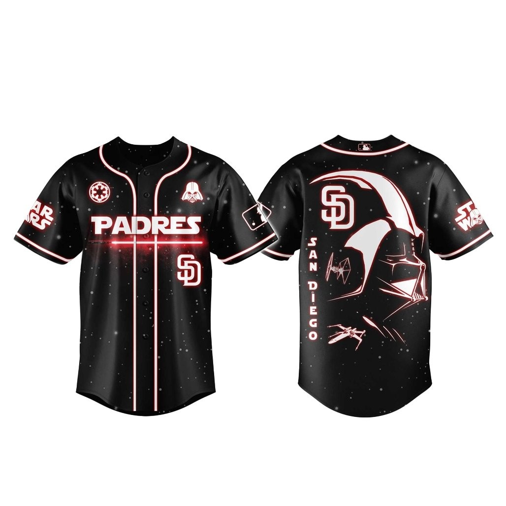 San Diego Padres x Star Wars Darth Vader 2026 Baseball Jersey