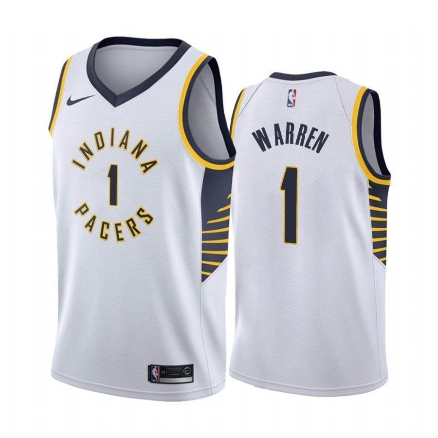 Men's Indiana Pacers T.J. Warren #1 Association Multicolor Jersey