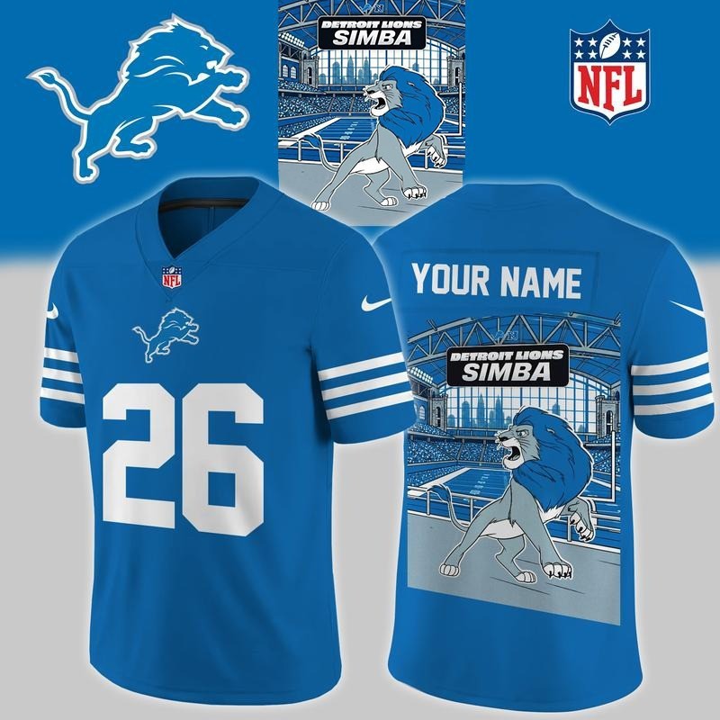 Musemora - Unisex Detroit Lions Jersey - Game Day