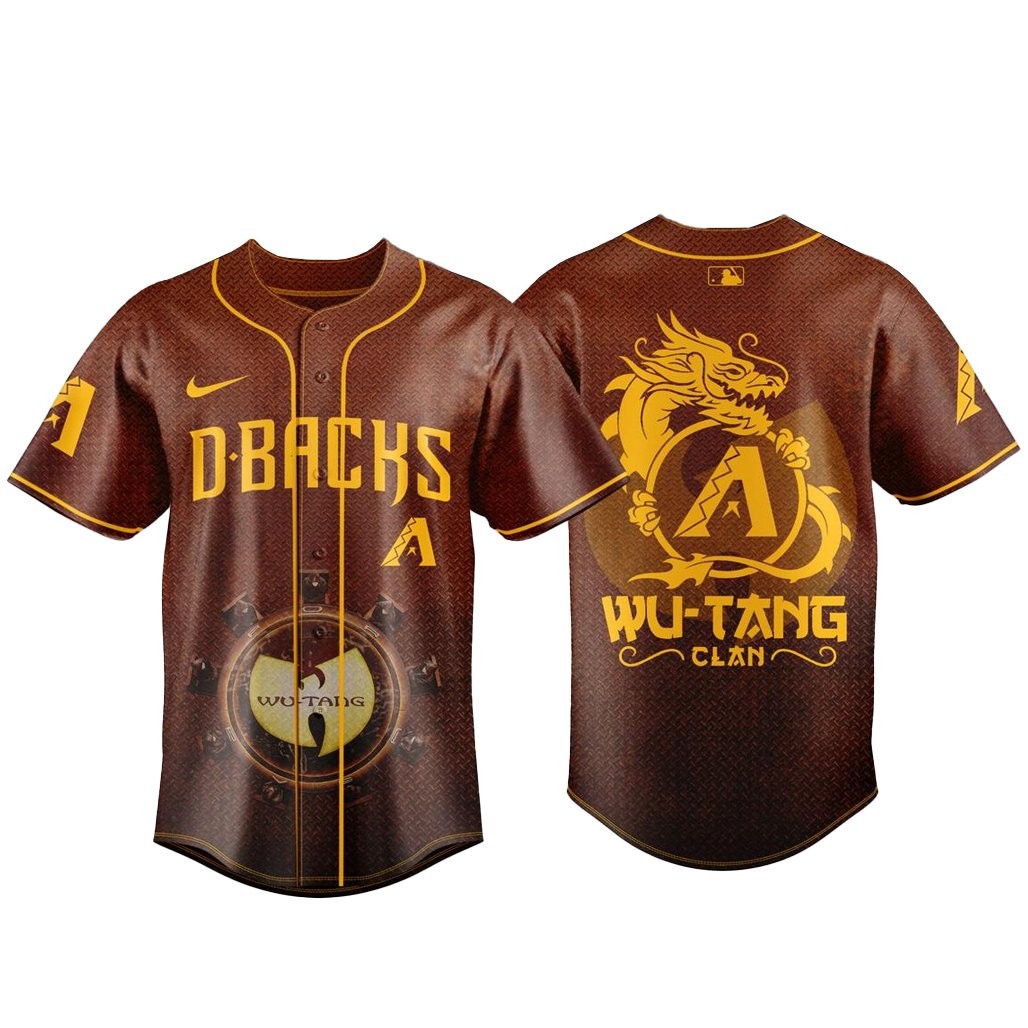Arizona Diamondbacks Wu-Tang Clan The Final Chamber US Tour 2026 Baseball Jersey