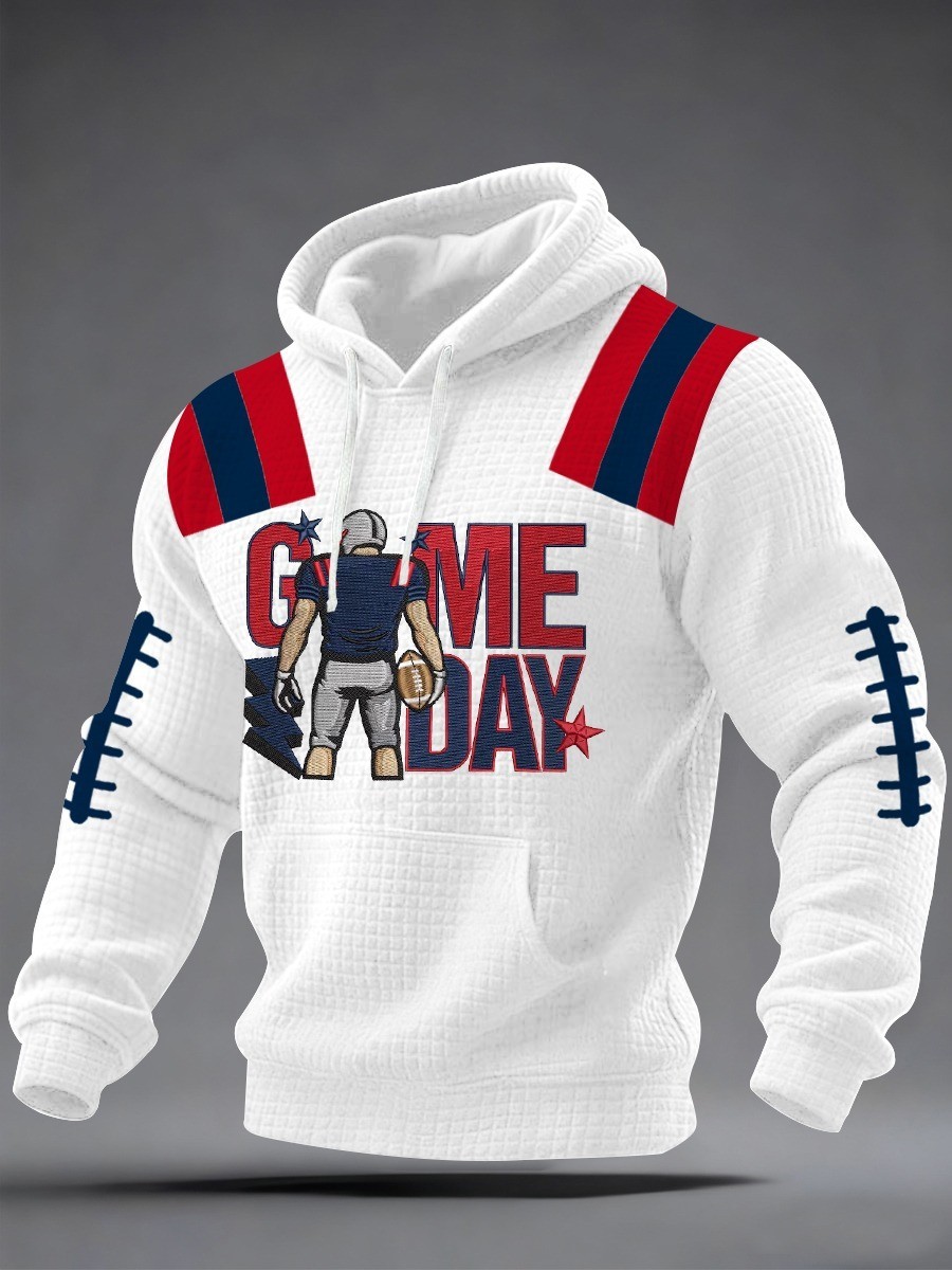 Musemora - Unisex New England Patriots Hoodie - Game Day Football