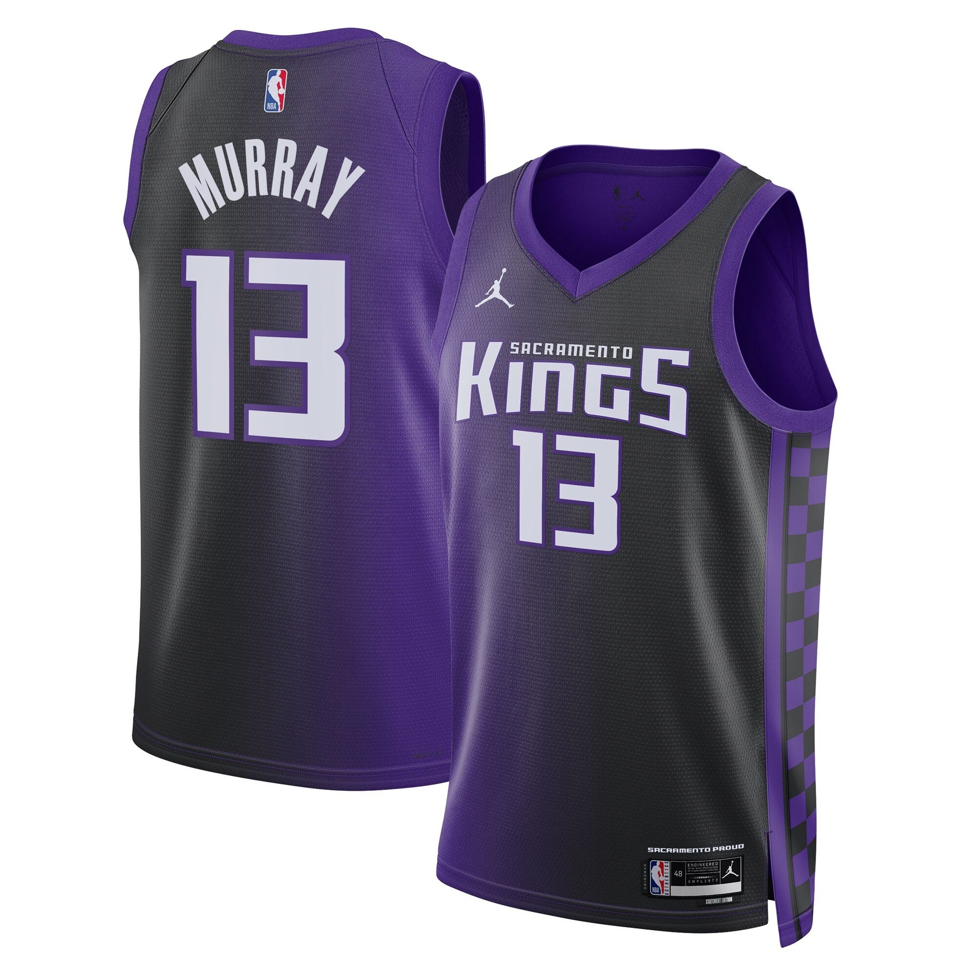 Sacramento Kings Jordan Statement Edition Keegan Murray Unisex Jersey Purple Purple