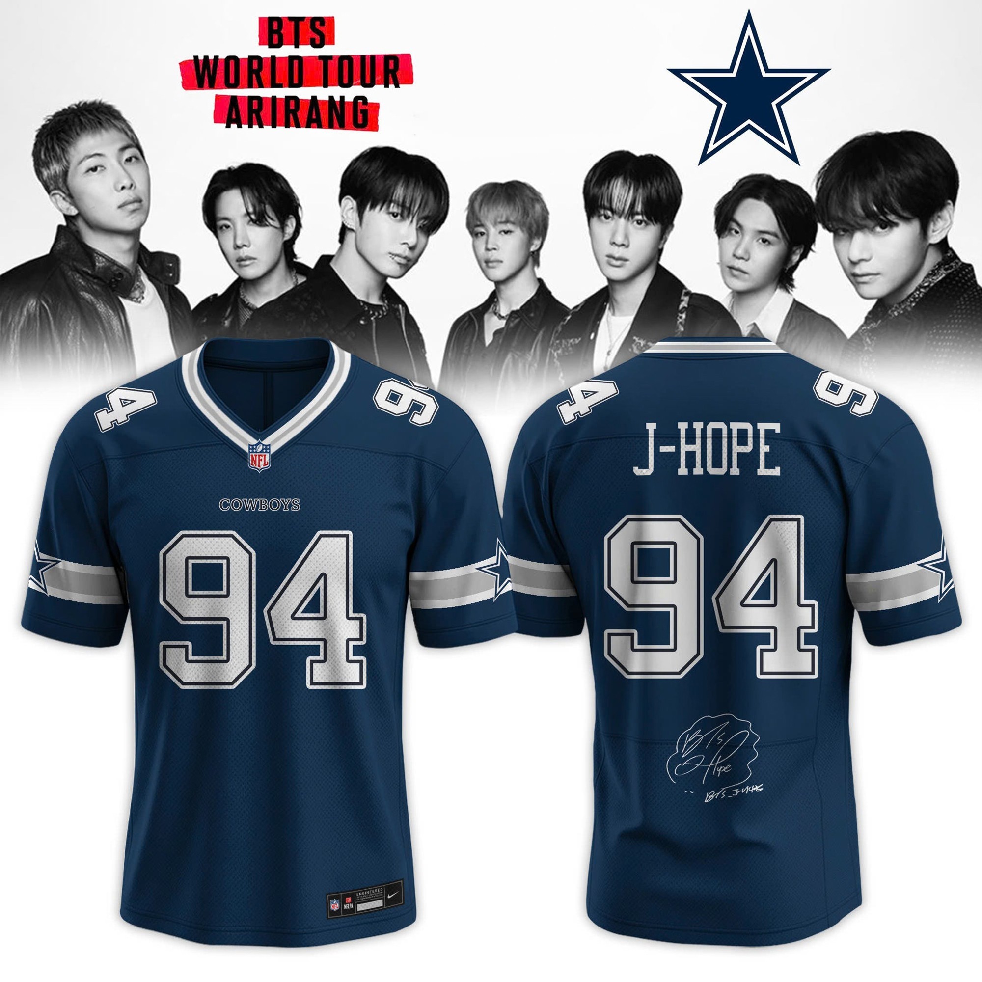Musemora - Unisex Dallas Cowboys Jersey