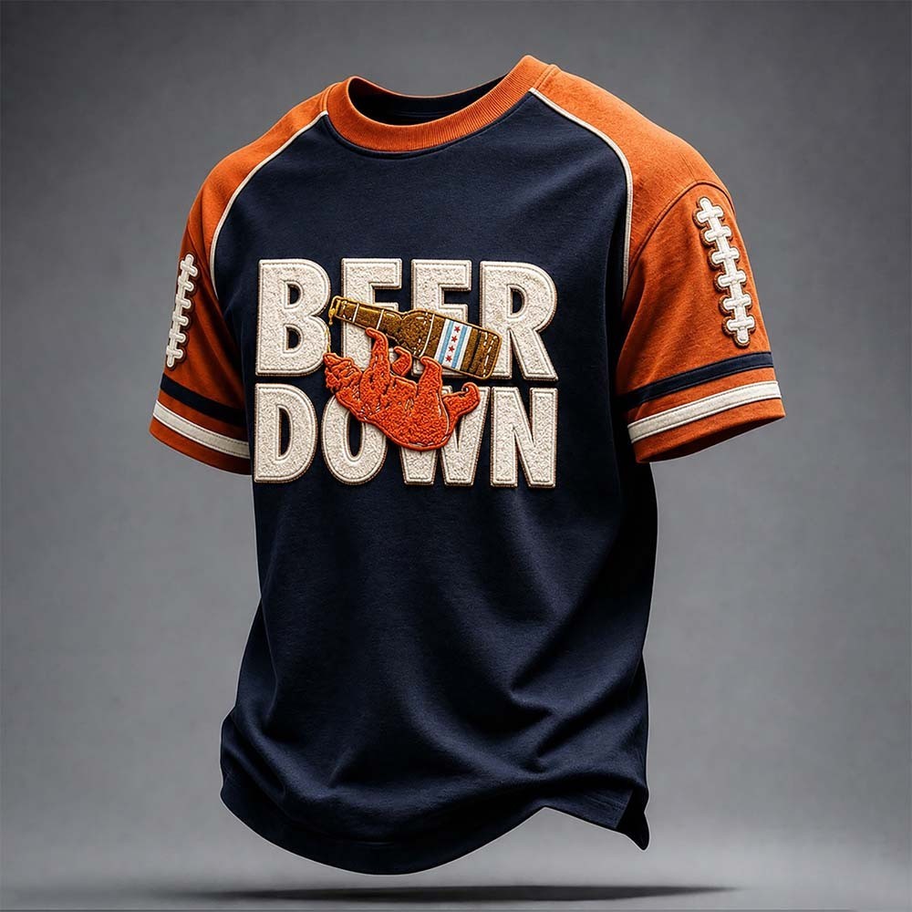Musemora - Unisex Chicago Bears T-Shirt - Game Day Football