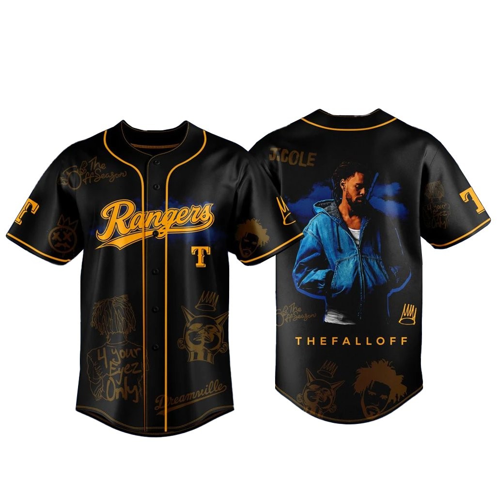Texas Rangers x The Fall Off World Tour 2026 Baseball Jersey
