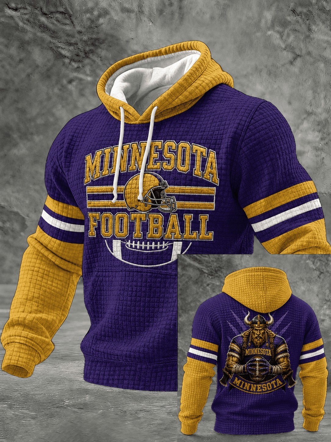 Musemora - Men's Minnesota Vikings Hoodie - Football