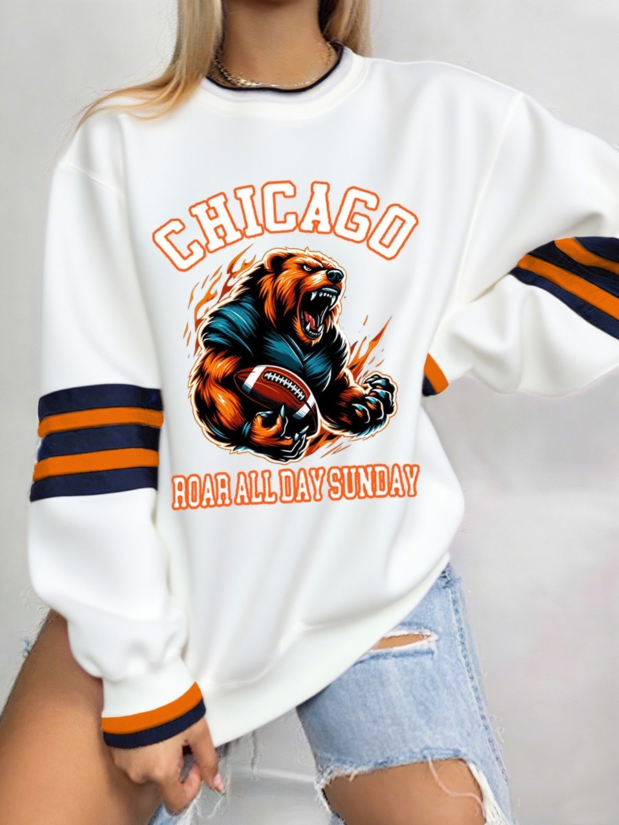 Musemora - Women's Chicago Bears Sweatshirt - Game Day