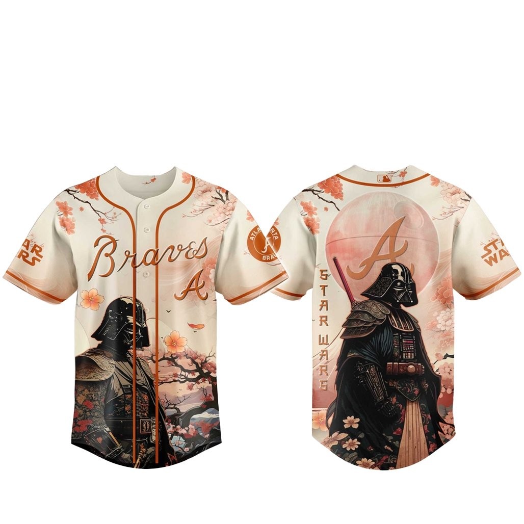 Atlanta Braves x Star Wars Cherry Blossom 2026 Baseball Jersey