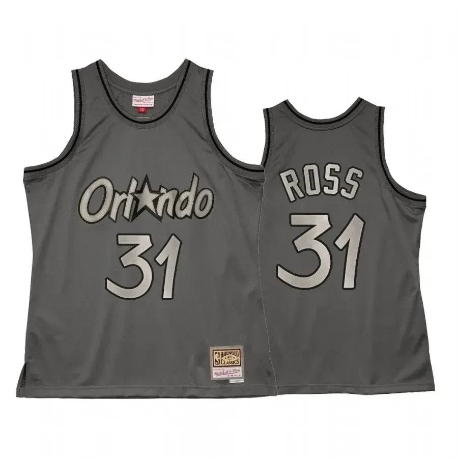 Men's Terrence Ross 31 Orlando Magic Metal Works Jersey Charcoal