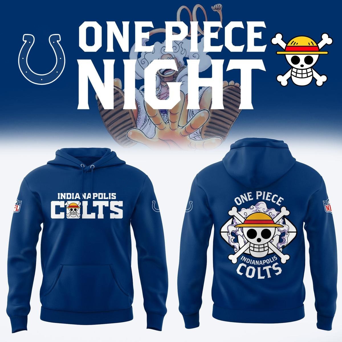 Musemora - Unisex Indianapolis Colts Hoodie - Football