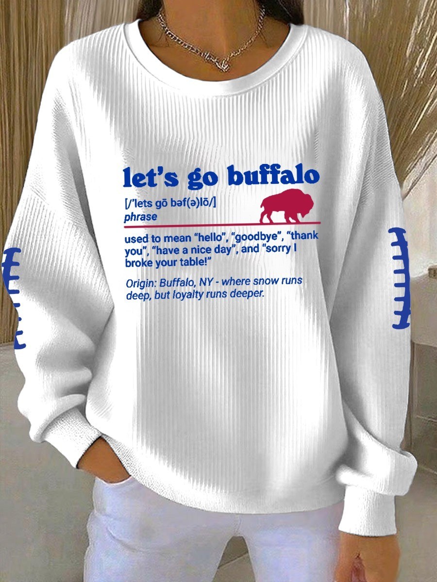 Musemora - Unisex Buffalo Bills Sweatshirt - Game Day Football