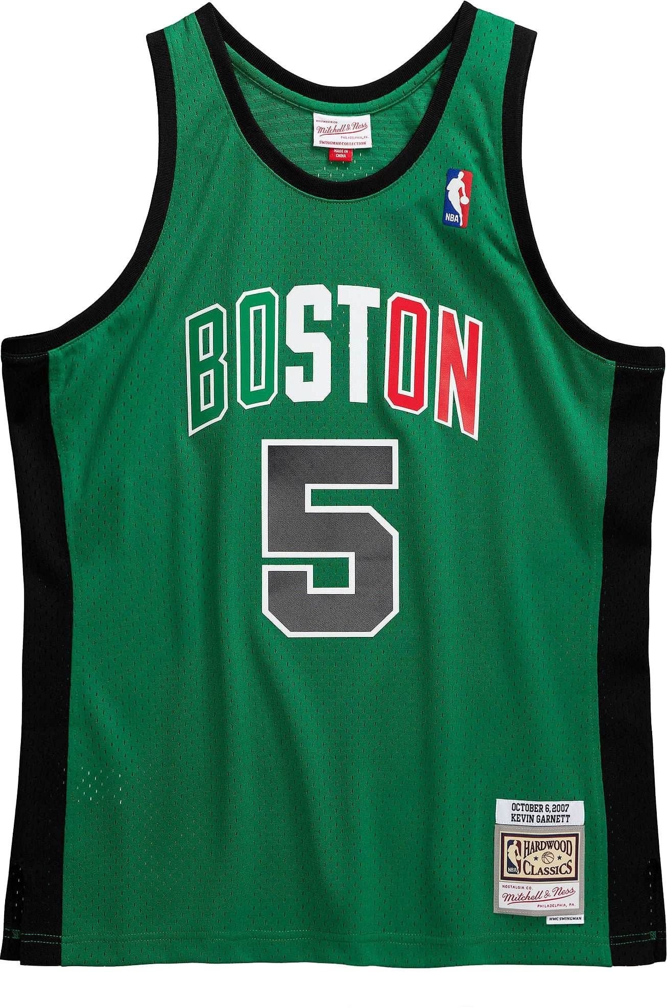 Mitchell Ness Men's Boston Celtics Kevin Garnett 5 Swingman Green Jersey - Image 2