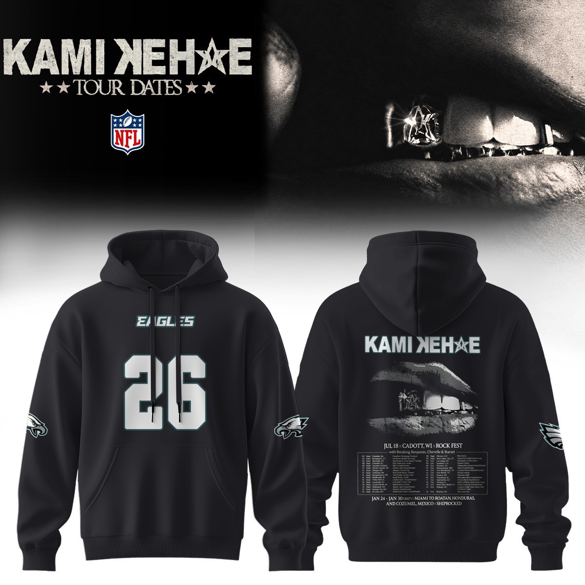 Musemora - Unisex Philadelphia Eagles Hoodie - Game Day