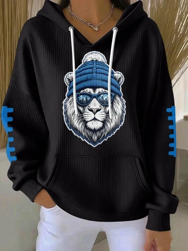 Musemora - Unisex Detroit Lions Hoodie - Game Day Football