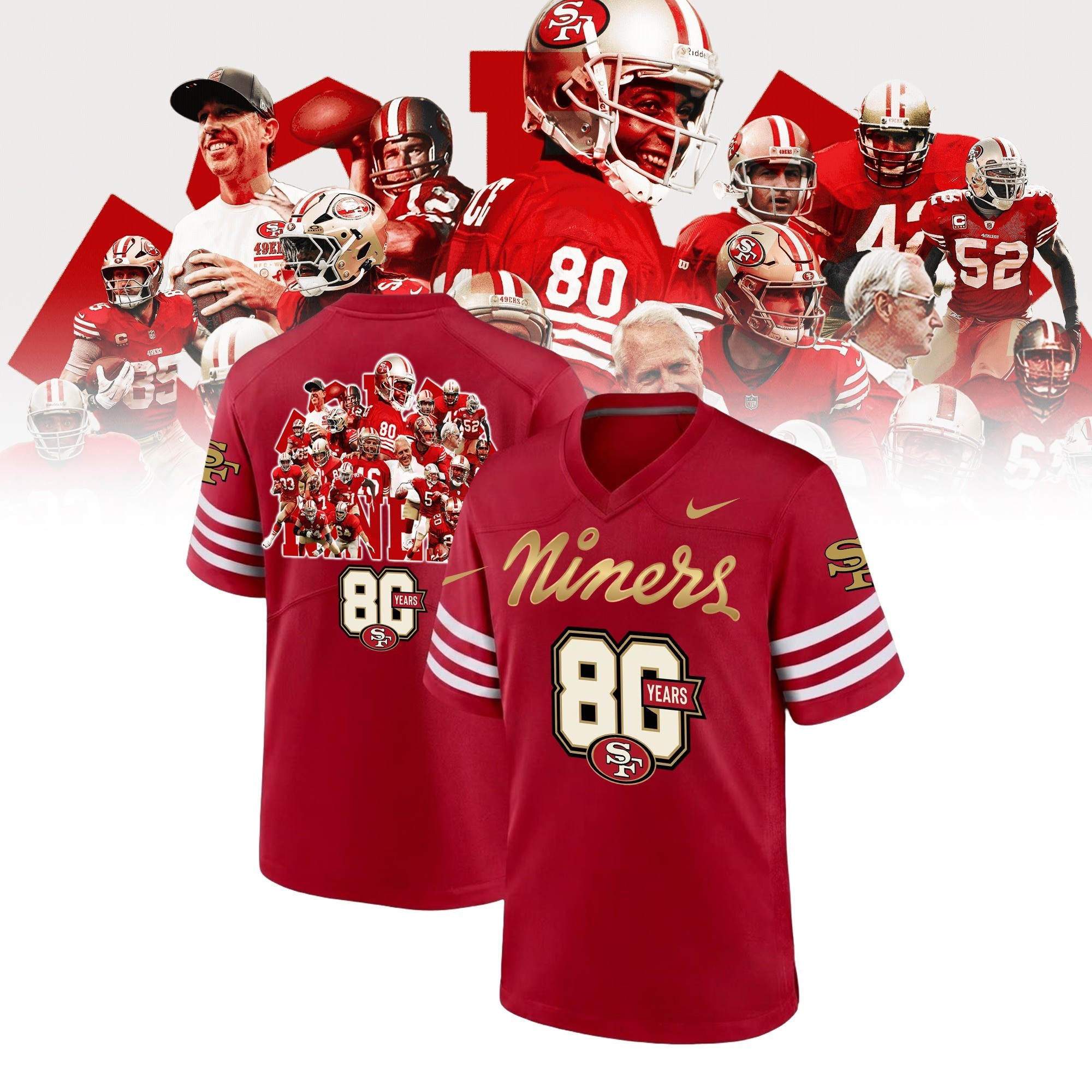 Musemora - Men's San Francisco 49ers Jersey