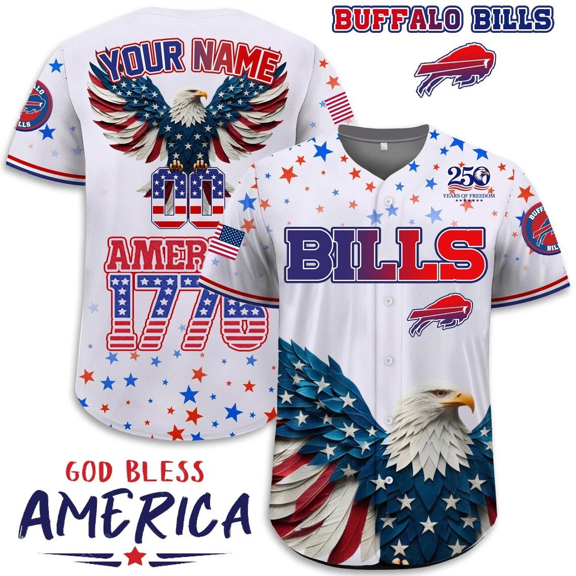 Musemora - Unisex Buffalo Bills Jersey