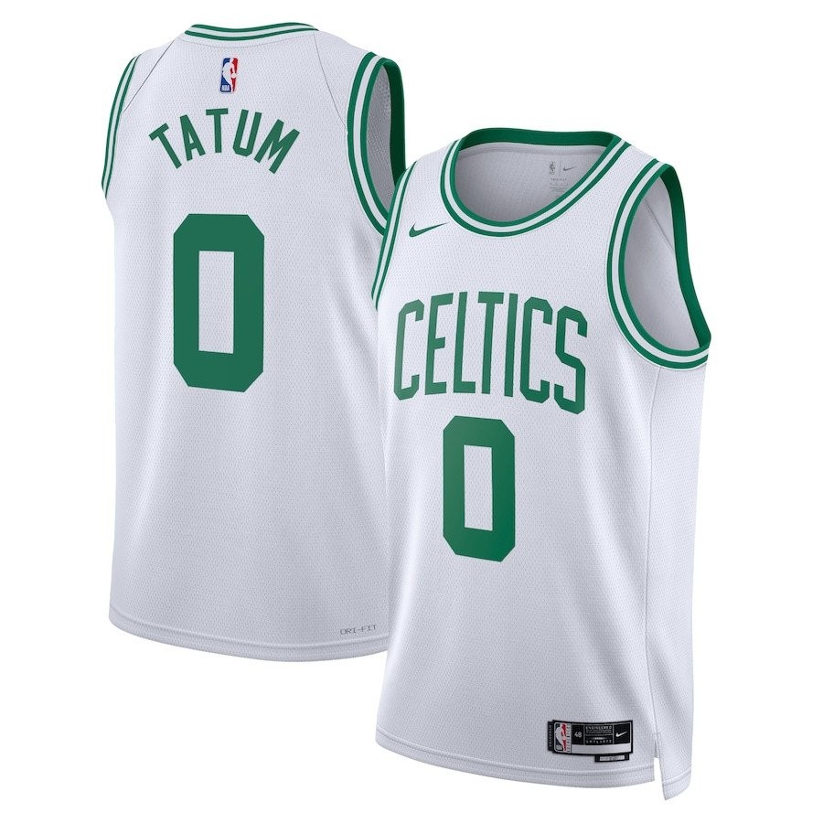 Jayson Tatum 0 Boston Celtics Unisex Swingman Jersey Association Edition White