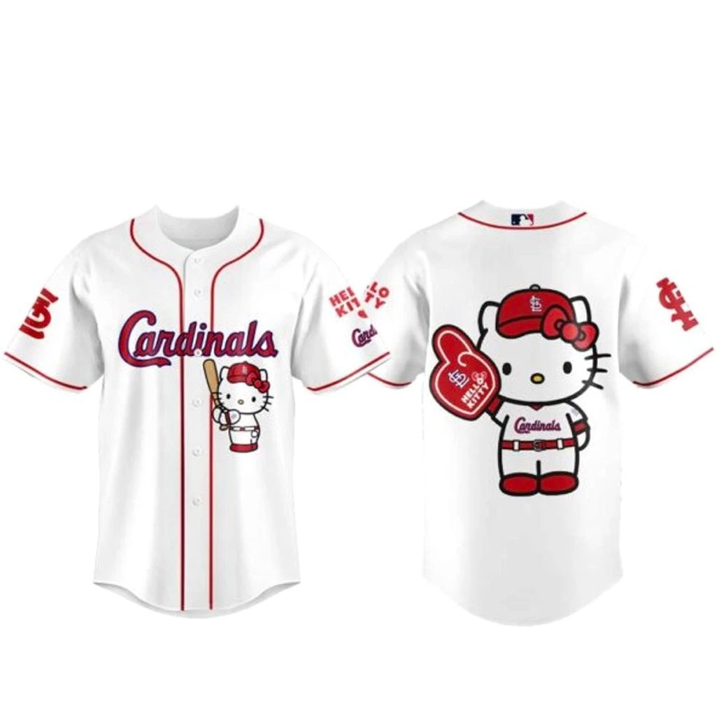 St. Louis Cardinals x Hello Kitty Night 2026 Baseball Jersey