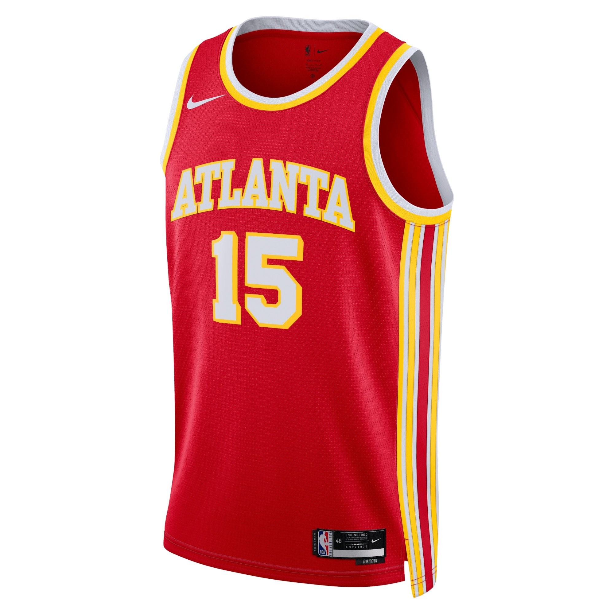 Atlanta Hawks Icon Edition Swingman Jersey Red Clint Capela Unisex