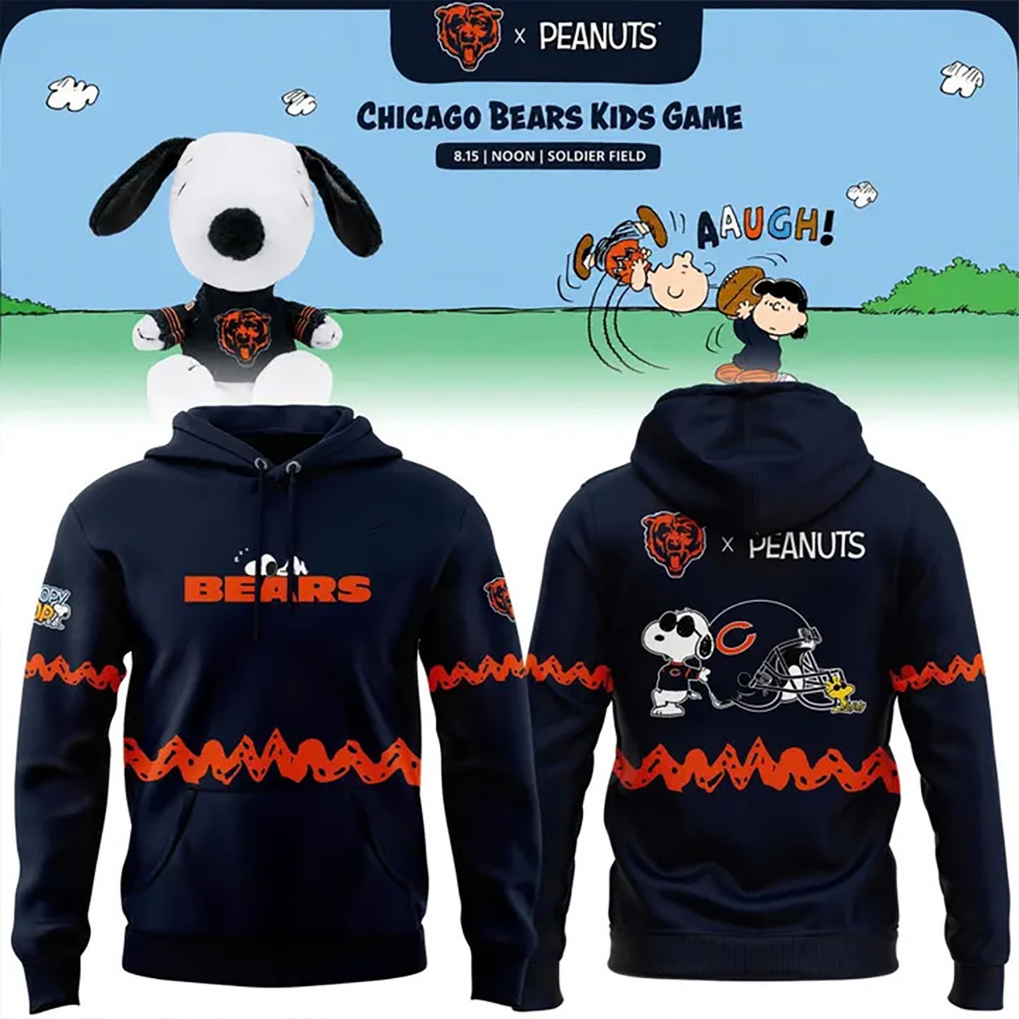 Musemora - Unisex Chicago Bears Hoodie - Football