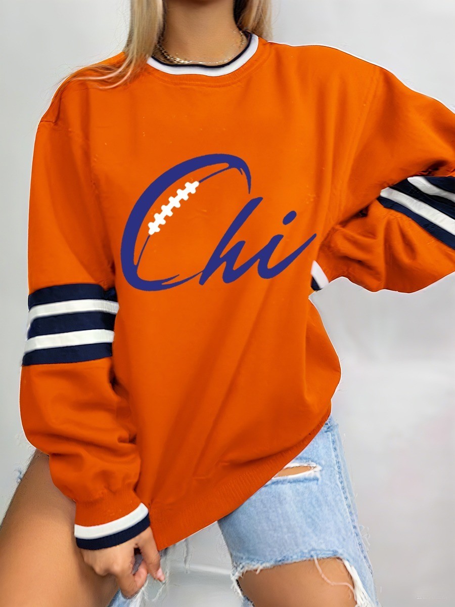 Musemora - Women's Chicago Bears Sweatshirt - Game Day Football