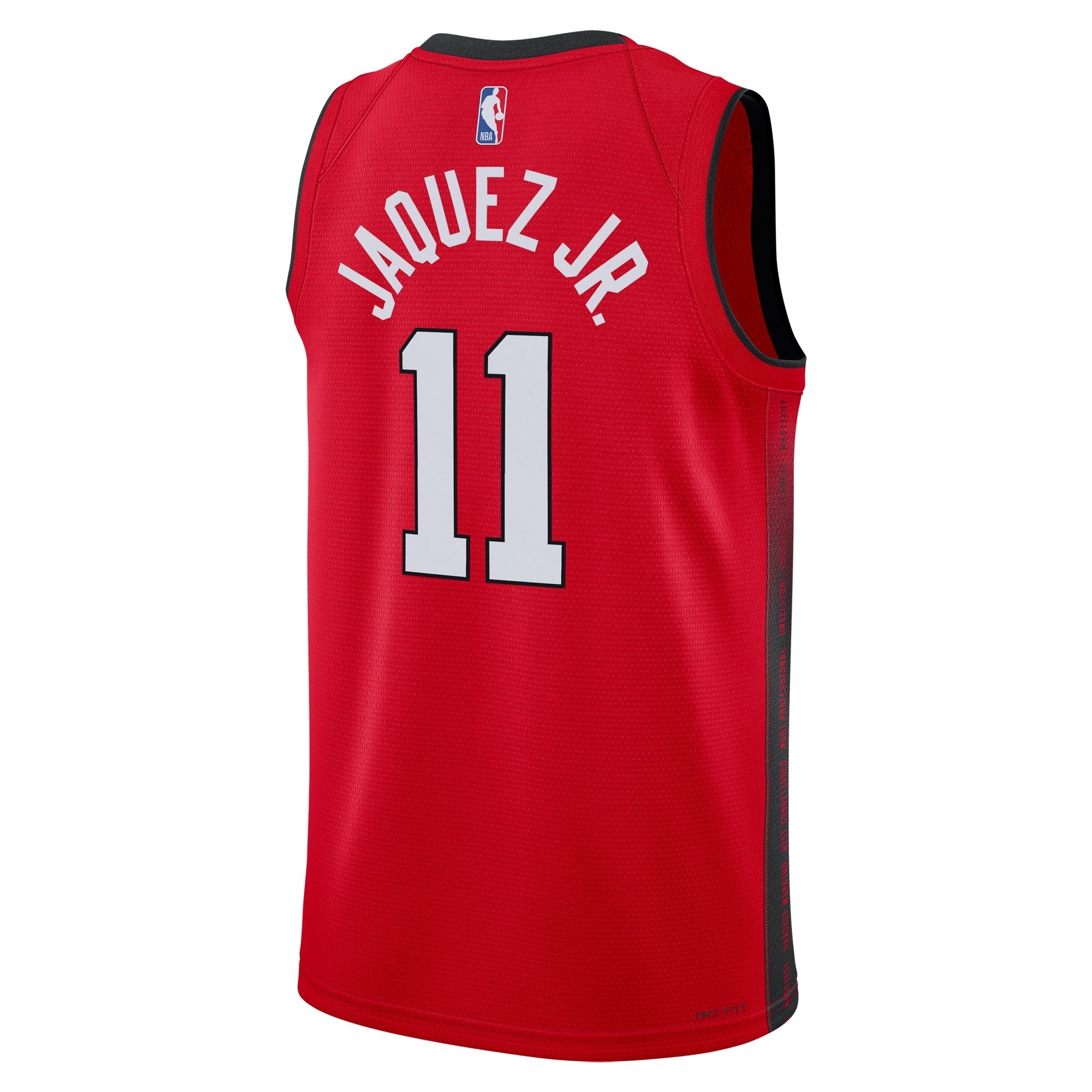 Miami Heat City Edition Swingman Jersey 2024 Red Jaime Jaquez Jr. Unisex - Image 3