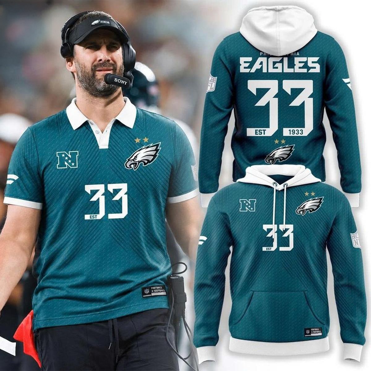 Musemora - Unisex Philadelphia Eagles Hoodie - Football