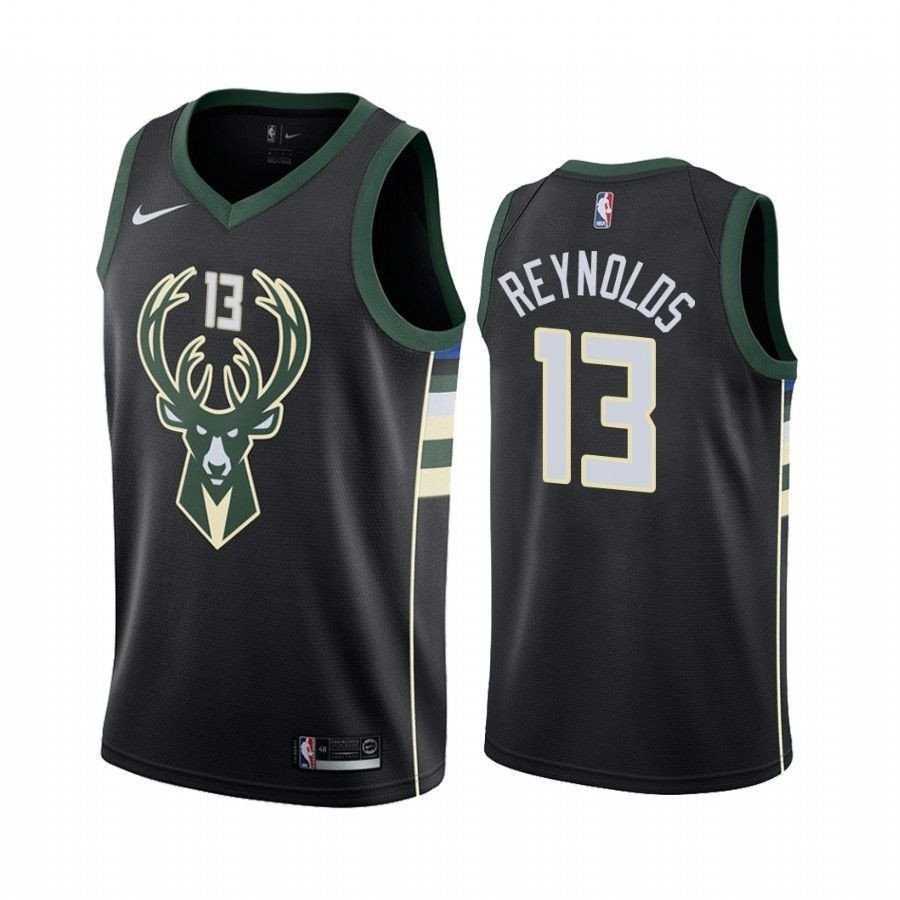 Men's Milwaukee Bucks Cameron Reynolds #13 Multi Color State Jersey