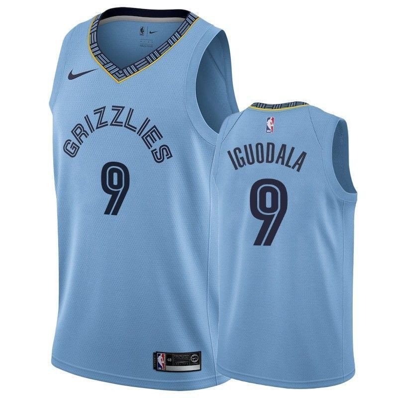 Men's Memphis Grizzlies Andre Iguodala #9 Multi Color State Jersey S-3XL