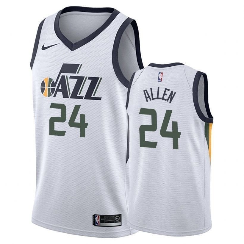 Men's Grayson Allen 24 Association White NBA Basketball Jersey