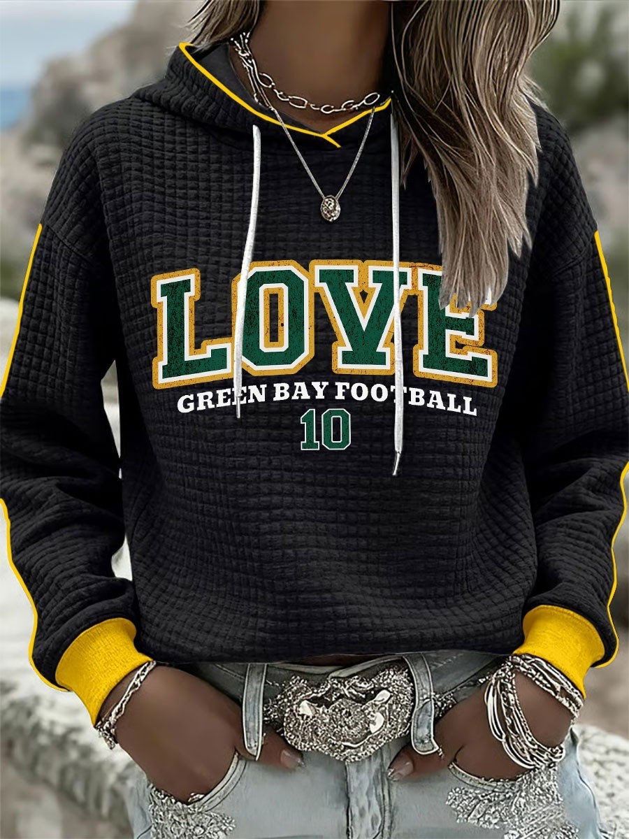 Musemora - Unisex Green Bay Packers Hoodie - Game Day Football
