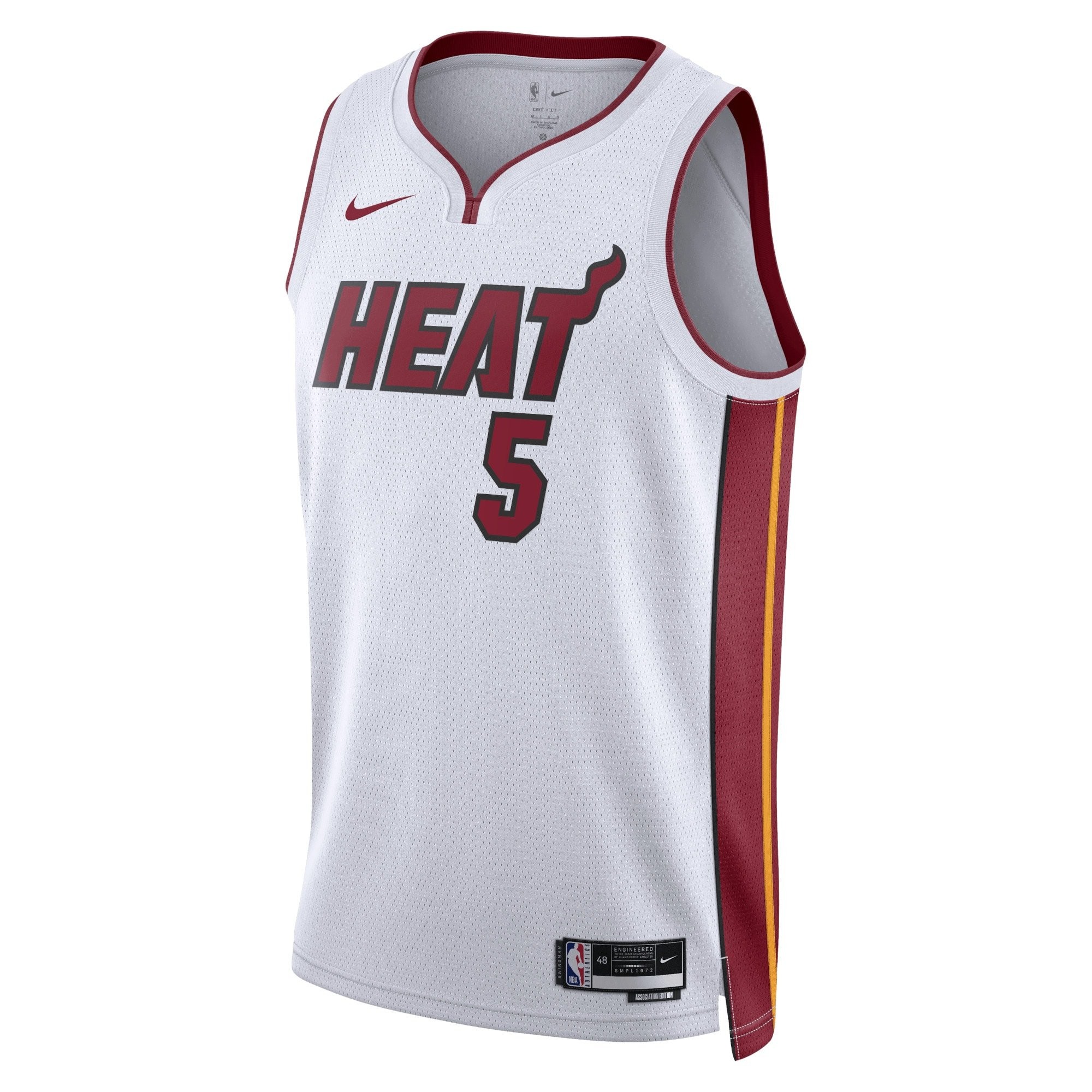 Miami Heat Association Edition Swingman Jersey White Nikola Jovic Unisex