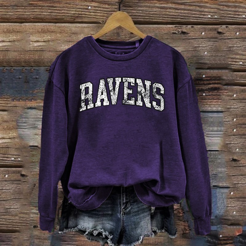Musemora - Unisex Baltimore Ravens Sweatshirt - Game Day Football