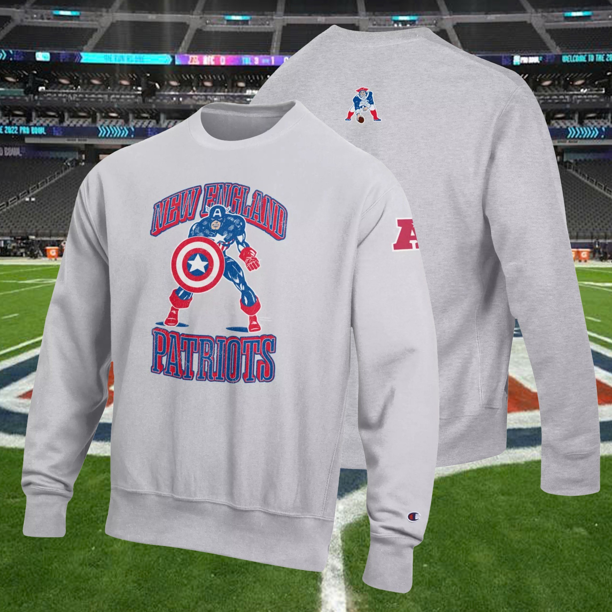 Musemora - Unisex New England Patriots Sweatshirt